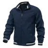 Giacche da uomo Spring Fahsion Outwears for Men Color Solid Casual Ropa Hombre Coats Giacca per giacca per il vento a vento Plus 5xl