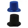 Forniture per feste Magician Top Hat Black Performance di palcoscenico in costume da boccetta