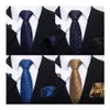 Zestaw krawata na szyję wiele kolorów gorąca wyprzedaż 2023 Nowy projekt ślubny Present Silk krawat kieszonkowy Zestaw krawat Zestaw krawat