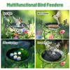Outros pássaros fornecem banhos de treliça para o ar livre de 40 polegadas de altura alimentadores de plantas de jardim do quintal decoração de decoração de pátio