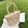 Sac Bohemia Bali sac à main Sac de plage de paille de paille filles petit rotin à main 2024 Fashion Summer Women Pack