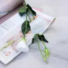 Fleurs décoratives Fleur artificielle 66 cm Trigéminal Eustoma Plants Room Home Decoration Fake Floral Wedding Po Props Cadeaux en gros Bride