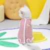 Vêtements de chien chat stérilisation costume pyjamas de compagnie à rayures de la peau