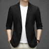 Costumes masculins Summer Suncreen Men pour le blazer Vestes de costume décontractées légères ultra-mince