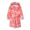 Rompers Kids Bathrobe Flanelle Veillers Baby Boys Boys Robes pour filles Vêtements hiver