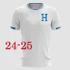 2023 24 25 Honduras National Team Mens Mens Soccer Jerseys Carlos Rodriguez Lozano Quioto Garcia Home White Awing Football Shirt 2024 Preliminaries66