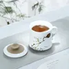 Tassen Jingdezhen Keramikbecher mit Deckel Haushalt Wasser C Tea Brewing Tasse