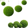 Fiori decorativi Artificial FINING MUSS SPHERE VERDE PIANTE ERRA ETERNA VITA IL LAVORO CRAFTS MINI PER GARDENE EL Home DECARE MATERVO