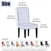 Chair Covers Skirt Dining Cover Twill Jacquard Elastic Seat Washable Stretch Stool Slipcover For Kit Pet Room Living Home Decor