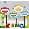 Lautres de plafond Ecojas acrylique LED rond Flush Mount Child Flushmount Light pour la maternelle