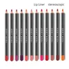 12PCS / Set Set étanche à lèvres SET de crayons mate Lip Making Makeup Pens Facile à porter un vendeur de maquillage de marque privée 240506