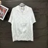 Designer T Shirt haft mens t shirt swobodny guzik w górę cucci czapka tshirt letnia cucci formalne koszule biznesowe krótkie tlesy oddychające ubranie T-shirt 966