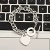 Designer Bracelets 100% 925 Sterling Silver Original Authentic Classic Key Heart Bracelet Gift Exquisite Wedding Women Bracelet Jewelry Gift