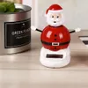 Bevorzugung Solarparty Abs Car Ornamente angetrieben WeihnachtSornamente Geschenk Dancing Santa Claus Snowman Toys Dashboard Dekoration Bobble Dancer 902