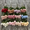 Fiori decorativi Fantasy a 9 fronti artificiale bocciolo di rosa decorazione per la casa soggiorno fiore di seta morbido per interni