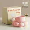 Tazze nudiche tazze di tazza tazza di piattino set utensili latte pomeriggio tè in porcellana in porcellana regalo di compleanno