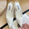 dress shoes high qualiy summer leather sandals shoes for women slingback pumps luxury footwear women high heels party wedding lady fasion shoes Free shipping