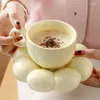 Tazze nudiche tazze di tazza tazza di piattino set utensili latte pomeriggio tè in porcellana in porcellana regalo di compleanno