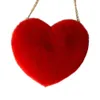Цвета Candy Day Valentine's One-Blounder Gilrs Bags Party Bange Cute Love Сердечная плюшевая мода прекрасная сумка подарок FY3634 LY