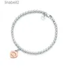 Love Heart Sier Bracelet Bottom Plated Girlfriend Souvenir Gift Fashion Charm Designer Jewelry 1PUK