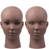 Mannequin Heads New female bald mannequin head with selective beauty practice training for hair styling and wig making Q240510