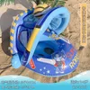 Circolo di nuoto per bambini a galleggiante per neonati Circolo di piscina gonfiabile con piscina con armoni solare Summer Beach Party Toys 240510