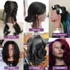 Schaufensterpuppenköpfe 14 Zoll Headdoll Human Model Kopf 100% reales Haar für Schönheitszwecke Doll Friseur Friseur Training und Übung Q240510