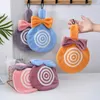 Serviette bowknot la main douce sèche rapide petite pour enfants