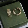 Lyxörhängen Guld Studörhängen Designer för kvinnor Hoop Earrings Stud Letterörhängen smycken Set Valentine Day Gift