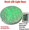8inch 28pcs SMD5050 LED Centres de table Light Base avec 24 keyys Remote Contrller pour choisir 16 couleurs statiques et 4colorchanging progr3016820