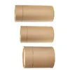 Storage Bottles Eco-Friendly Kraft Paper Canister Moisture-proof Packaging Box Portable Tubes For Tea Deodorant Container Tube
