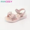Princess Sandals for Girls 2023 Summer Style Birthday Party Perform Dance Shoes Soft Bottom Children 240506