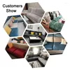 Chair Covers Velvet Sofa Stretch Solid Colors Seat Cushion Cover Living Room L-shaped Couch Washable Pets