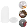 Ensembles de vaisselle 4PCS Couvre-boucles de couvercle anti-calde Couvre-boucles à l'épreuve de fuite Protector Caps de bouilloire