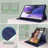 Per Samsung Galaxy Tab S7 S8 Custodia in pelle da 11 pollici a 360 gradi Copertina in pelle Lichee Lichee PU con sonno automatico/scia