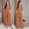 Women's Two Piece Pants VOLALO 5XL Autumn Woman's Tops And Three Pieces Sets O-Neck Full Sleeve Loose Fashion Pullovers