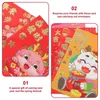 Saccheggi per il festival primaverile buste in denaro per borse fortunate per la festa dei pacchetti rossi cartone animato busta di drago cinese hongbao