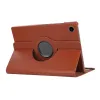 Voor Samsung Galaxy Tab S7 S8 11 inch Leather Case 360 graden Roterende Lichee Pu lederen stand met auto -slaap/wake