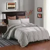 Conjuntos de cama 49 colorido cetim puro conjunto de moda têxtil king size roupas de cama de cama de edredão brophedcases de lençol plano