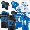 Alex Anzalone Jahmyr Gibbs Football Jerseys Jack Campbell Barry Sanders Jared Goff Sam Laporta David Montgomery Amon-Ra St. Brown Dan Campbell Malcolm Rodriguez