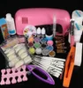 Set di manicure professionale Set acrilico Nail art Salon Supplies Strumento di kit di kit con lampada UV Gel Umpastro fai da te F9807511