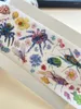 Gift Wrap Vintage Insect Floral Special Oil PET Washi Tapes Craft Supplies DIY Scrapbooking Card Making Decorative Plan Sticker