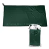 Towel Solid Dark Green Quick Dry Gym Sports Bath Portable Color Colour Colorgreen