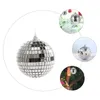 Decorative Figurines Wedding Decorations For Ceremony Mirror Laser Ball Compact Disco Hanging Spherical Xmas Party