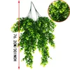 Decorative Flowers 2pcs Artificial Hanging Vine For Wall House Room Indoor Outdoor Decoration (No Baskets)