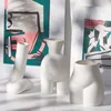 Vase Tingke Nordic Plain Embryo Ceramic Vase Modern Minimalist Home Living Room Decoration Abstract Human Sculpture Ornaments
