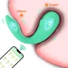 Outros itens de beleza de saúde Bluetooth App 2 Motores G Vibrador de ponto para mulheres Dildo clitóris Estimulador Vagina Vibratando Love Egg Panties Toys para adultos T240510