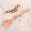 Spoons Kitchen Utensil Flatware Wooden Spoon Durable Cooking Soup Safe Elegant Stirring