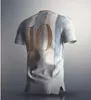 3xl 4xl 3 estrelas Argentina Soccer Jerseys Comemorativa 2024 Homens Kit Kids 24/25 Maillots De Foot Maradona Dybala Messis Mac Allister Uniforme de camisa de futebol especial