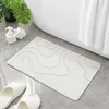 Tappetino da bagno slip asciugatura veloce per vasca da cucina pavimento bagno super assorbente diatomaceo